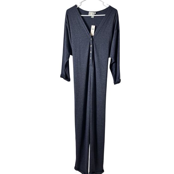 NEW Anthropologie Comfy Knit One Piece Jumpsuit Size XL - Picture 1 of 9
